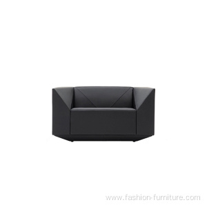 Leisure Black Leather Armchair Single Seat Sofa